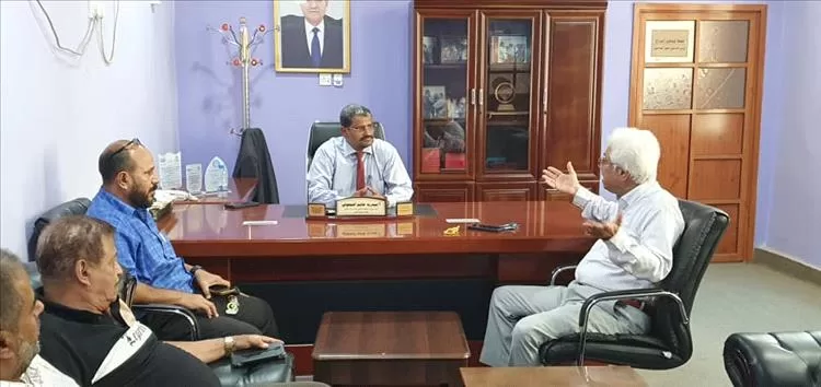المحولي يناقش مع مدير صندوق تنمية المهارات سُبل تعزيز قدرات الشباب في عدن