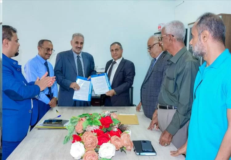 مجلس أمناء جامعة عدن يوقع اتفاقية عمل مع رئيس قسم الشراكات