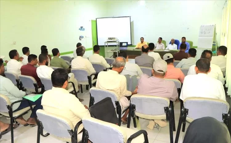 دورة تدريبية لضباط الاتصال على مستوى المرافق الصحية بحضرموت الوادي والصحراء