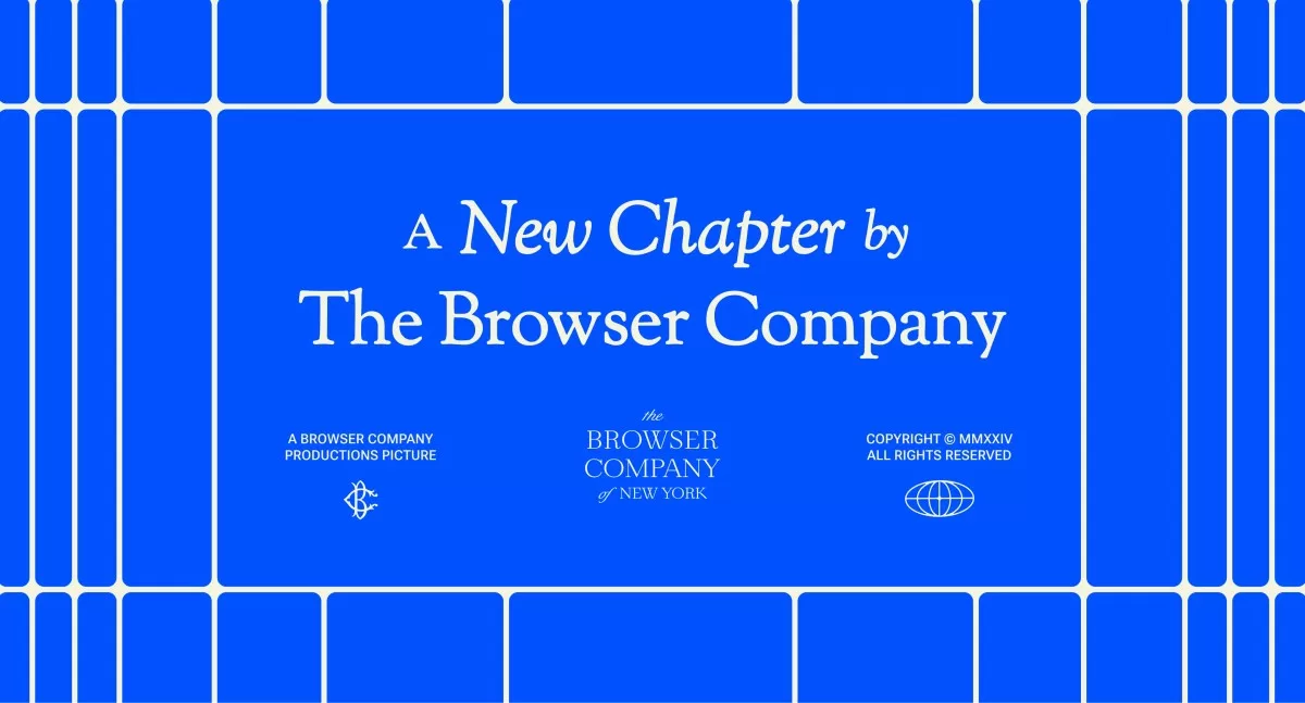 The Browser Company splash screen