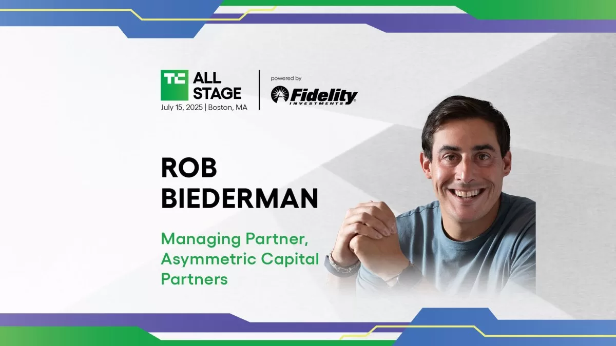 TechCrunch All Stage Session Speaker Rob Biederman