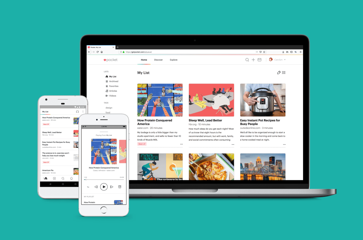 موزيلا تُغلق تطبيق Pocket للقراءة لاحقًا