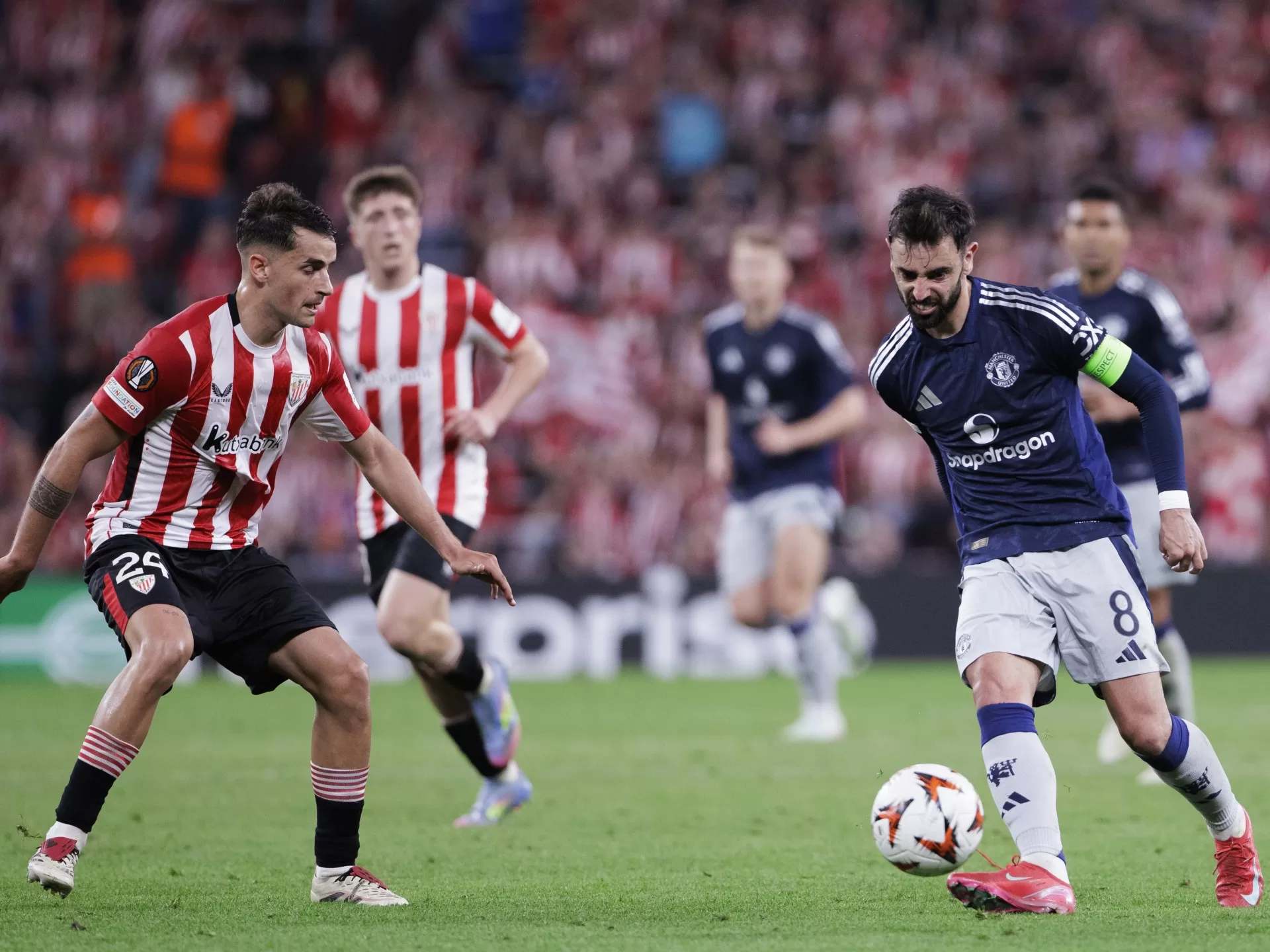 موعد مباراة مانشستر يونايتد ضد أتلتيك بلباو بنصف نهائي الدوري الأوروبي والقنوات الناقلة