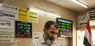 أسعار صرف الريال اليمني مقابل الدولار والريال السعودي في صنعاء وعدن