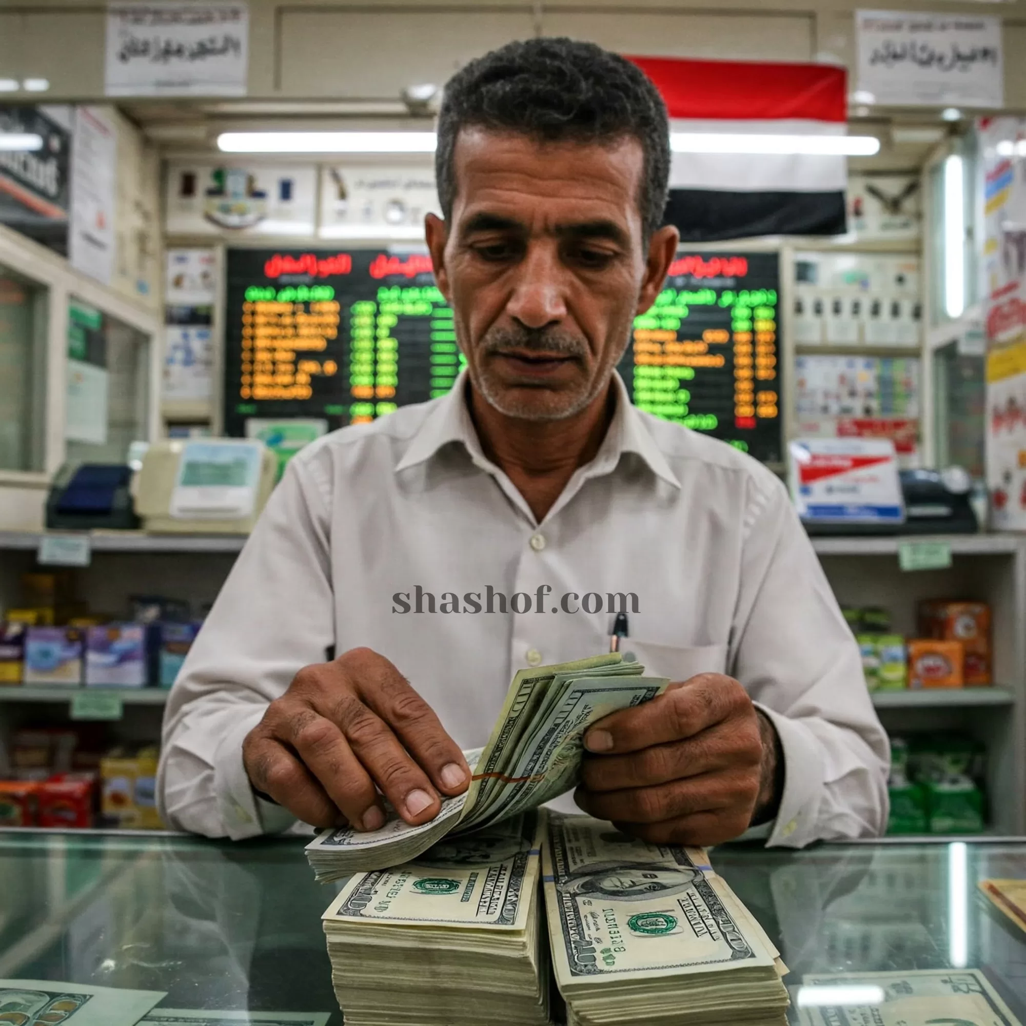 تحديثات أسعار الصرف في عدن وصنعاء (حسب بنك صنعاء المركزي)