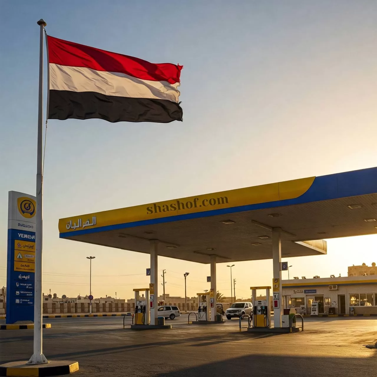 شركة النفط اليمنية تعيد جدول المحطات العاملة بالبنزين والديزل الان