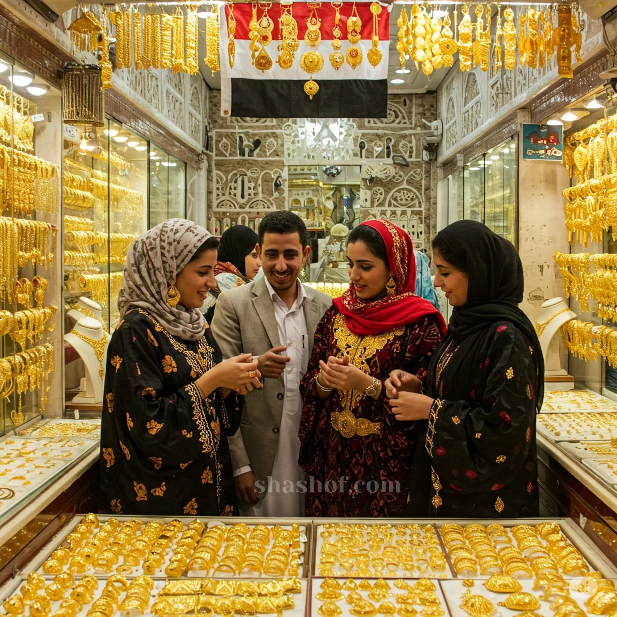 أسعار الذهب اليوم الجمعة في اليمن: نظرة على أسواق صنعاء وعدن