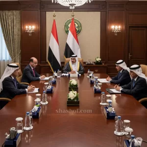 العليمي يدعو قمة بغداد الاقتصادية لتأسيس صندوق عربي لإعمار اليمن