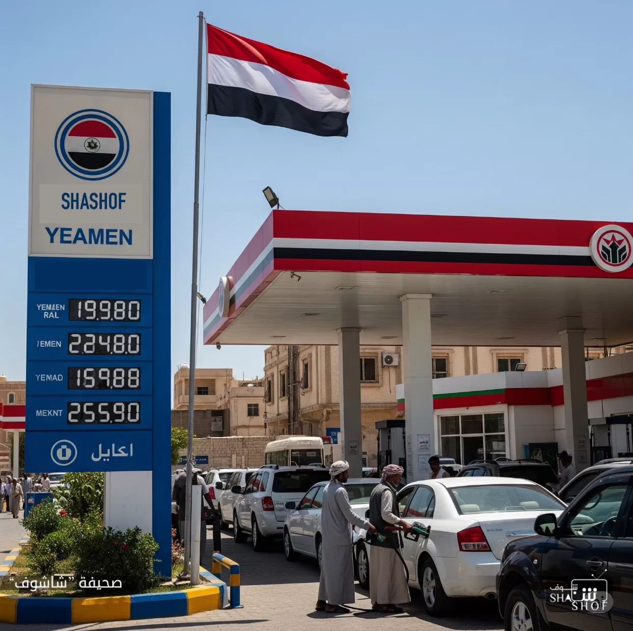 أسعار المشتقات النفطية باليمن: تقرير من صنعاء وعدن وتعز وحضرموت …ومأرب تتميز بوقودها المحلي اليوم الأحد