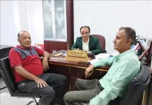 تعز.. فؤاد فاضل بتعز يلتقي رئيس فرع اتحاد البلياردو والسنوكر بالمحافظة
