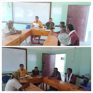 أخبار المحافظات – مدير تربية المحفد يعقد اجتماعا برؤوساء المراكز الامتحانية بالمديرية