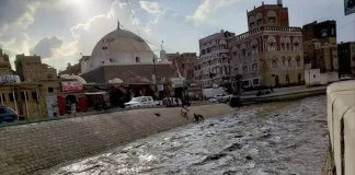 وفاة طفلتين غرقا بسيول الأمطار في صنعاء