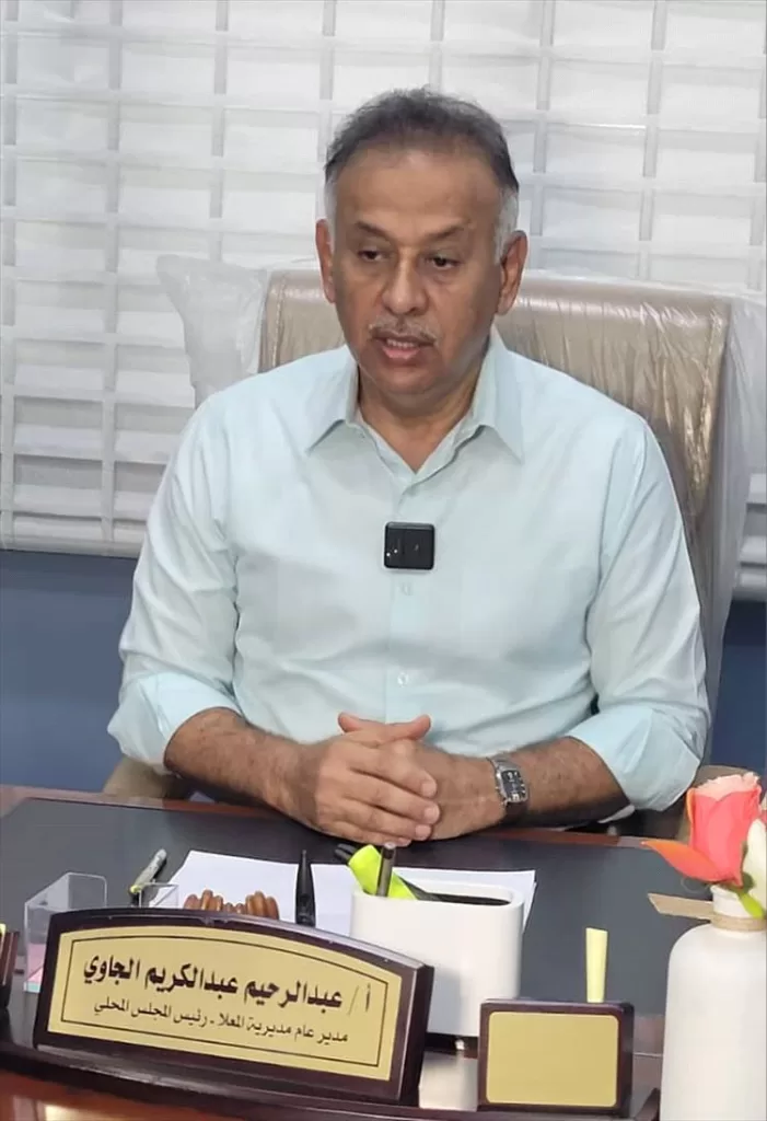 الجاوي: سنقوم بالنزول الى جميع الاحياء التي تعاني من مشكلة المياه