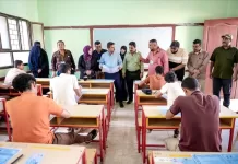 السلطة المحلية وإدارة التربية والتعليم بمديرية الشيخ عثمان يدشّنان امتحانات الثانوية العامة الوزارية للعام الدراسي 2024-2025م
