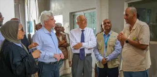 المدير الإقليمي لليونيسيف يطّلع على وضع منظومة المياه في عدن