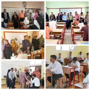 أخبار عدن – مبجر والجاوي وجواد يدشنوا اختبارات الشهادة الثانوية بعدن.