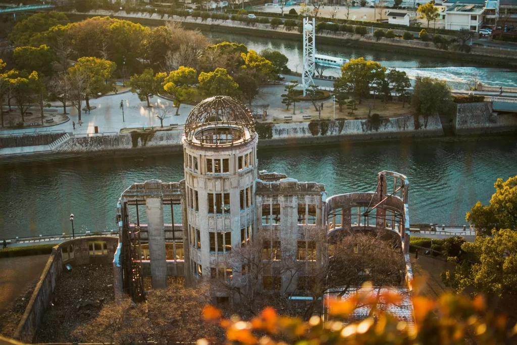 Image may contain Landmark and Peace Memorial Park Hiroshima