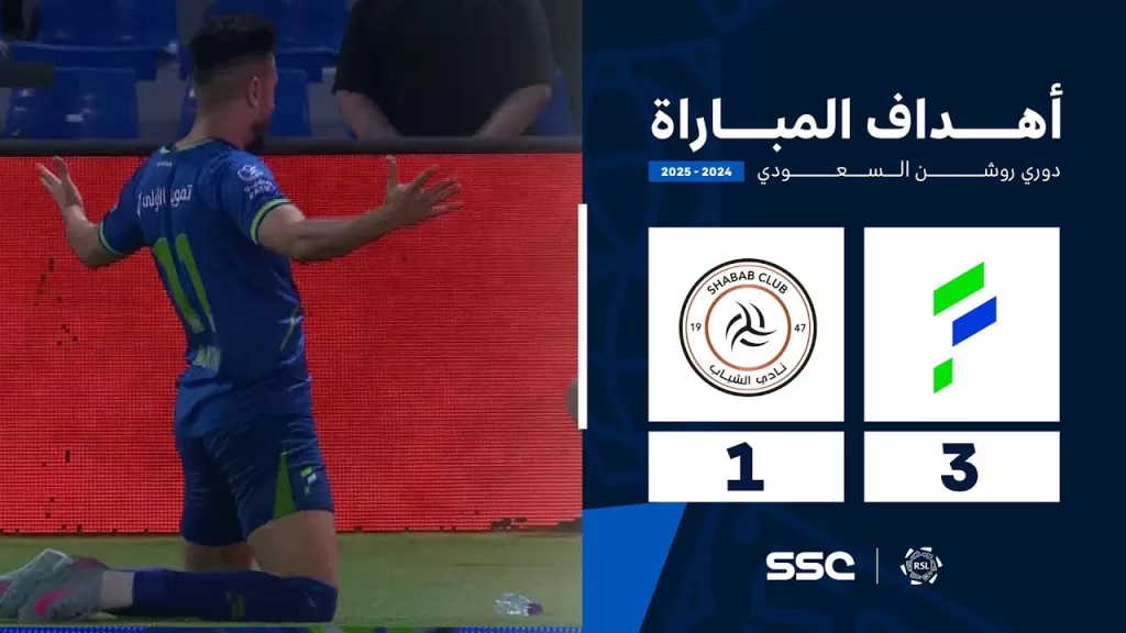 أهداف مباراة الفتح 3 - 1 الشباب | الجولة ( 30 ) من دوري روشن السعودي للمحترفين 2024-2025