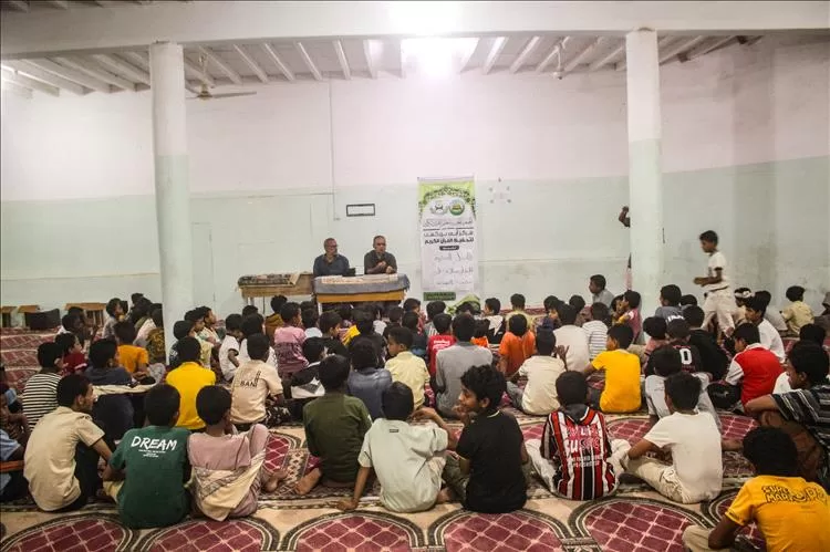 تكريم أبطال الدوري والاوائل في مدارسهم التابعين لمركز أبي بن كعب لتحفيظ القران الكريم بمودية