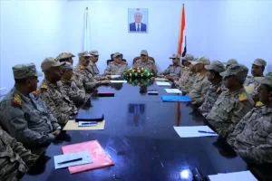 اخبار المناطق – رئيس هيئة العمليات يترأس اجتماعاً موسعاً في مأرب ويؤكد على تعزيز الاستعدادات