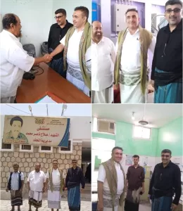 اخبار المناطق – وكيل محافظة أبين الشيخ حسين الجنيدي يتفقد مستشفى الشهيد صلاح ناصر في المحفد