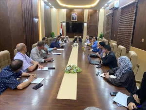 اخبار عدن – اجتماع اللجنة الطبية لمتابعة الوضع الصحي الحالي.