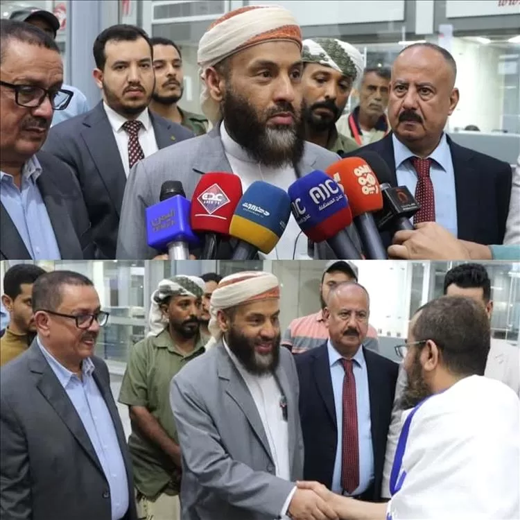 الدكتور محمد شبيبة : أول فوج من الحجاج اليمنيين  ينطلق عبر مطار عدن الدولي