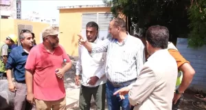 اخبار عدن – الزامكي يزور مشروع تجديد المضخة القائدية للصرف الصحي في خور مكسر بتمويل من أو