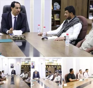 اخبار عدن – الوزير البكري يدعا بسرعة إنهاء أعمال ملعبَي الشهداء في أبين ومعاوية بلحج