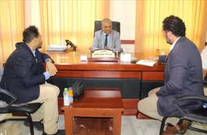 اخبار عدن – رئيس نيابة استئناف الأموال السنةة في عدن يجتمع مع وفد من اليونسكو لمناقشة فرص التعاون