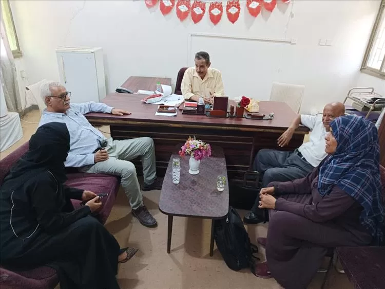 مدير عام مستشفى الأمراض النفسية يلتقي الوكيل المساعد لوزارة الصحة