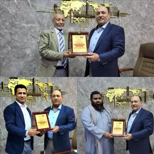 اخبار عدن – نائب وزير الصناعة يكرم مدير السجل التجاري ومدير الإعلام تقديرًا لجهودهما.