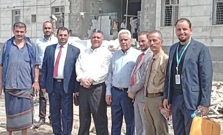 نائب وزير العدل يطلع على سير الأعمال النهائية لمشروع مبنى محكمة المنصورة الابتدائية بعدن