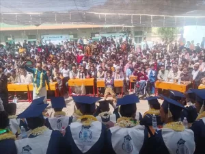 اخبار وردت الآن – احتفال وداعي لطلبة الثانوية السنةة في مدرسة النصر شقران بمريس، مديرية ق