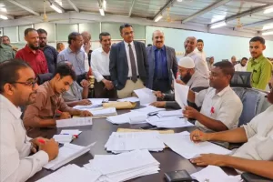 اخبار وردت الآن – الأمين السنة المحلي بحضرموت يراقب عملية تصحيح اختبارات الثانوية ويثني على جهود الكوادر المتخصصة