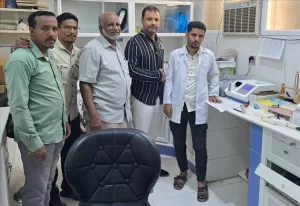 اخبار وردت الآن – تقديم جهاز التحليل الطيفي لكيمياء الدم لمستشفى الجحي في دوعن