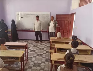 اخبار وردت الآن – حضرموت: مشرف برنامج المنظومة التعليمية يتابع تطبيق المنظومة التعليمية التعويضي في المحافظة