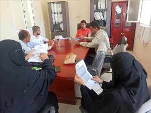 اخبار وردت الآن – نائب رئيس جامعة أبين للشؤون الأكاديمية يلتقي بلجنة تقييم البرامج في م