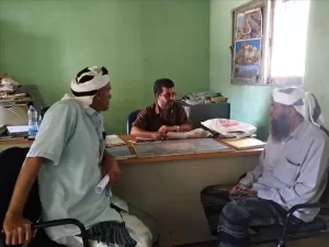 اليمن اليوم اخبار المحافظات – الأمين العام بمديرية مودية يلتقي الضابط الغذائي بمنظمة كير