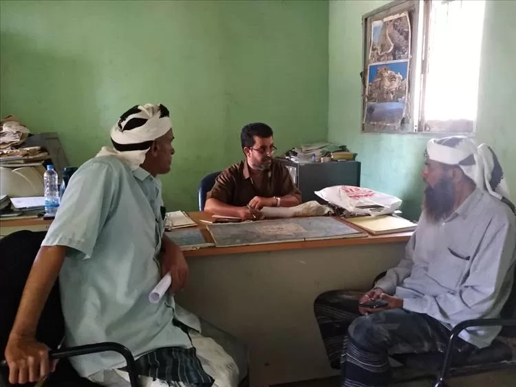 الأمين العام بمديرية مودية يلتقي الضابط الغذائي بمنظمة كير