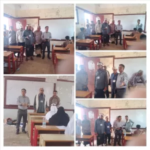 اليمن اليوم اخبار المحافظات – زيارة ميدانية لرئيس شعبة المناهج والتوجيه بمحافظة لحج إلى المراكز الامتح