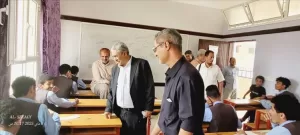 اليمن اليوم اخبار المحافظات – ضمن زياراته الميدانية للمراكز الاختبارية.. مدير عام مكتب التربية بالضالع