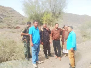 اليمن اليوم اخبار المحافظات – عضو الجمعية الوطنية والعميد القبه والوكيل البلعسي يتفقدون العمل في طريق