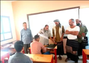 اليمن اليوم اخبار المحافظات – مدير التربية بيافع سرار يتفقد سير الامتحانات بثانوية بالليل علوي