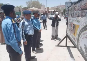 اليمن اليوم اخبار المحافظات – مدير عام شرطة السير يتفقد سير فعاليات أسبوع المرور بمدينة سيئون