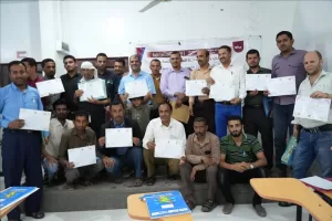 اليمن اليوم اخبار المحافظات – مكتب الصحة بمأرب يختتم تدريب 62 كادراً صحياً على نظام الإنذار المبكر للأ