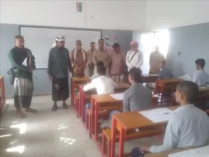 اليمن اليوم اخبار المحافظات – نائب رئيس اللجنة الفرعية للاختبارات في لحج يتفقد سير الاختبارات في حبيل