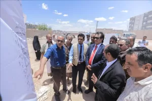 اليمن اليوم اخبار المحافظات – وضع حجر الأساس لمركز عبدالكريم سعود البابطين الصحي بعتق