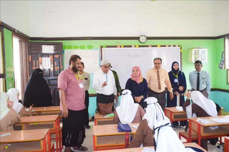 دائرة التعليم في المجلس الانتقالي وإدارة التربية بالشيخ عثمان في زيارة تفقدية لامتحانات الثانوية العامة للعام الدراسي 2024–2025م