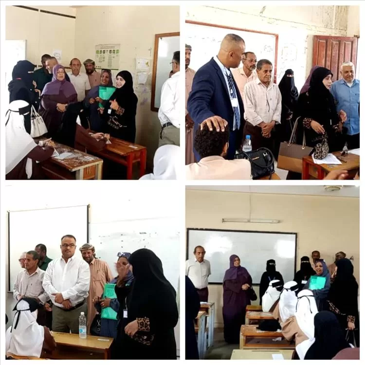 "مبجر وجواد والشعبي" يطلعون على مسار العملية الاختبارية للشهادة الثانوية في مراكز مديرية التواهي